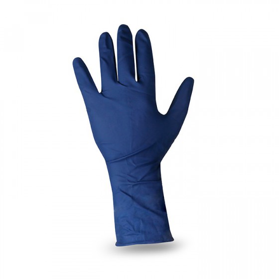 latex gloves blue